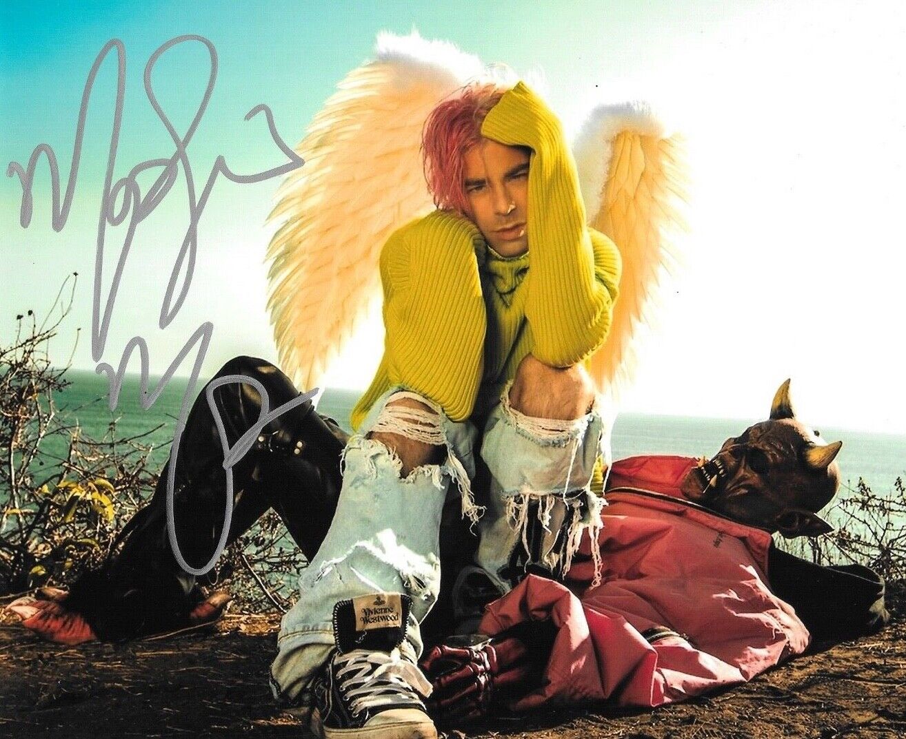 * MOD SUN * signed 8x10 Photo Poster painting * INTERNET KILLED THE ROCKSTAR * COA * 6