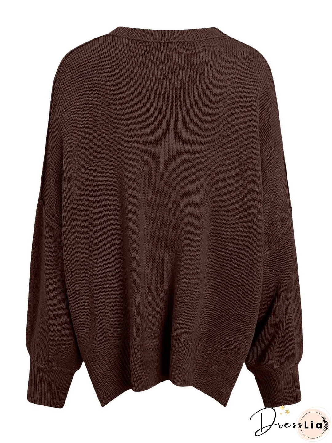 Round Neck Long Sleeve Sweater