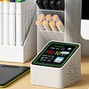 Smart WiFi Weather Forecast Station Clock with Temperature Humidity Display Date Weather Digital Clock Station for Kitchen Bathroom Office Bedroom Home