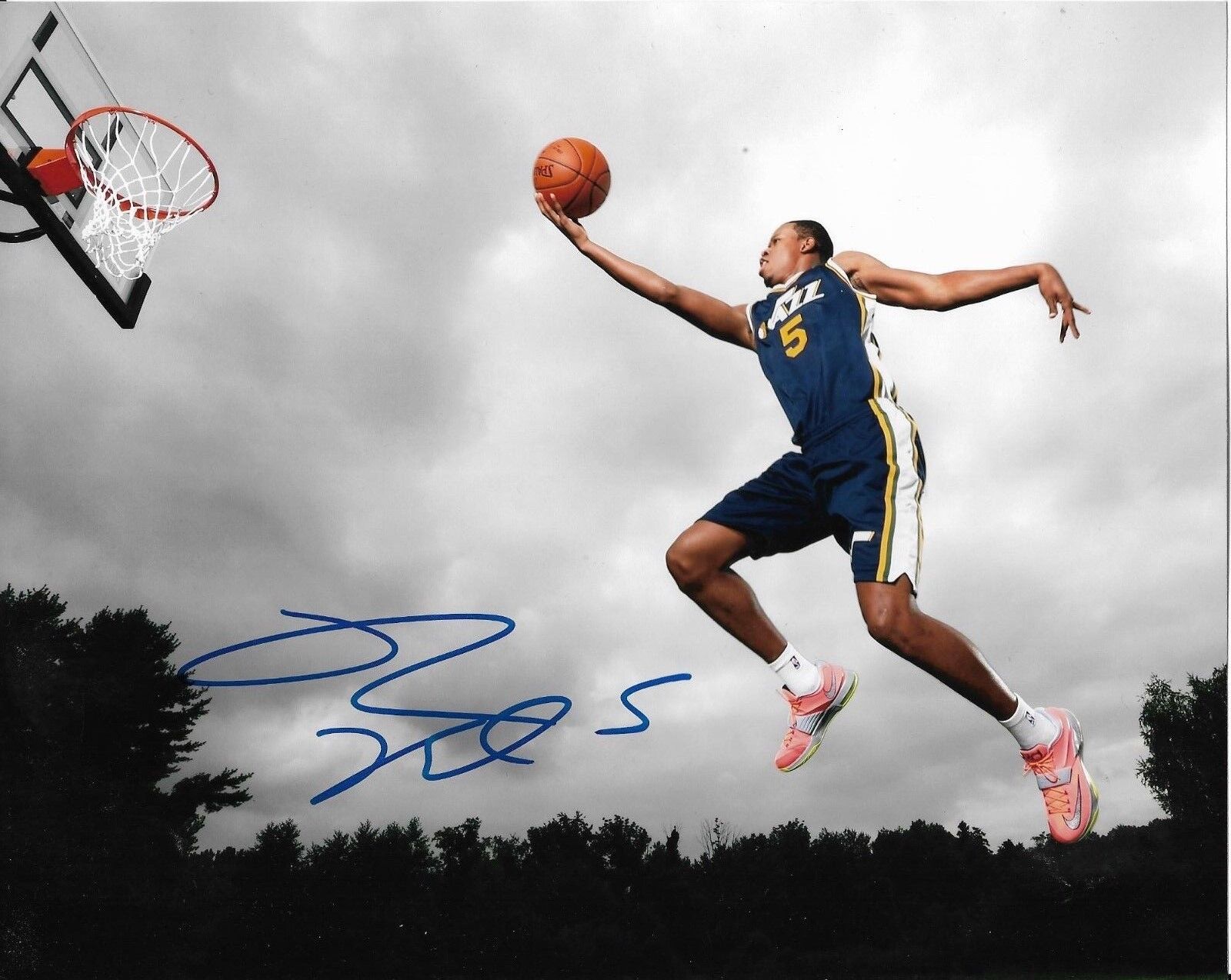 RODNEY HOOD signed autographed UTAH JAZZ 8x10 Photo Poster painting w/ COA