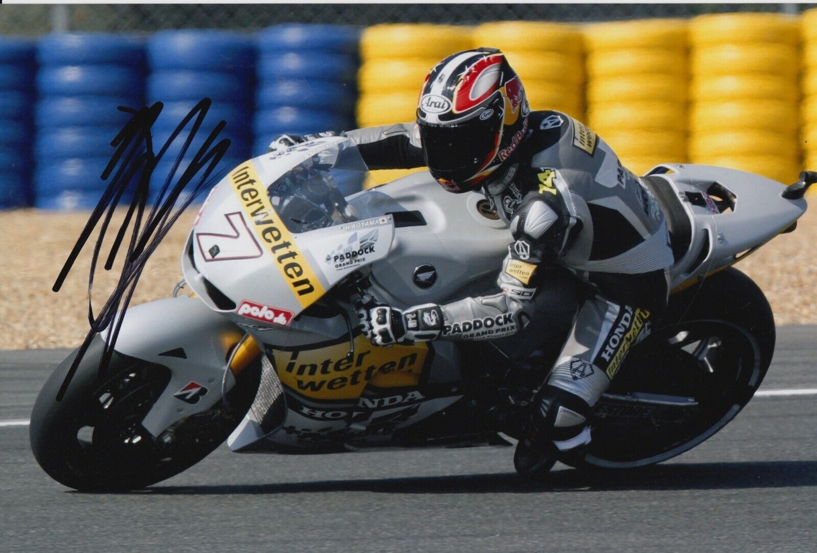 Hiroshi Aoyama Hand Signed 12x8 Photo Poster painting - MotoGP Autograph 3.