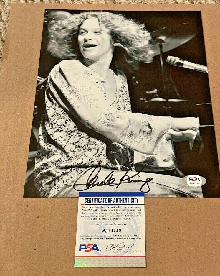 CAROLE KING SIGNED MUSIC 8X10 Photo Poster painting PSA/DNA CERTIFIED