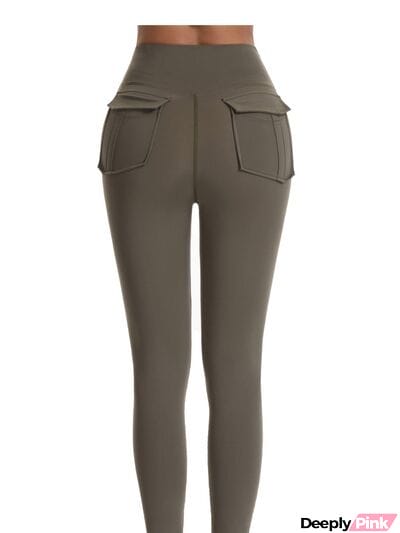 Wide Waistband High Waist Active Pants