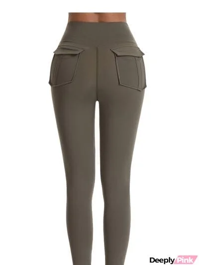 Wide Waistband High Waist Active Pants