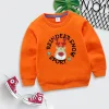 Kid Baby Boy Girl Round Neck Pullover Cartoon Hoodie Top