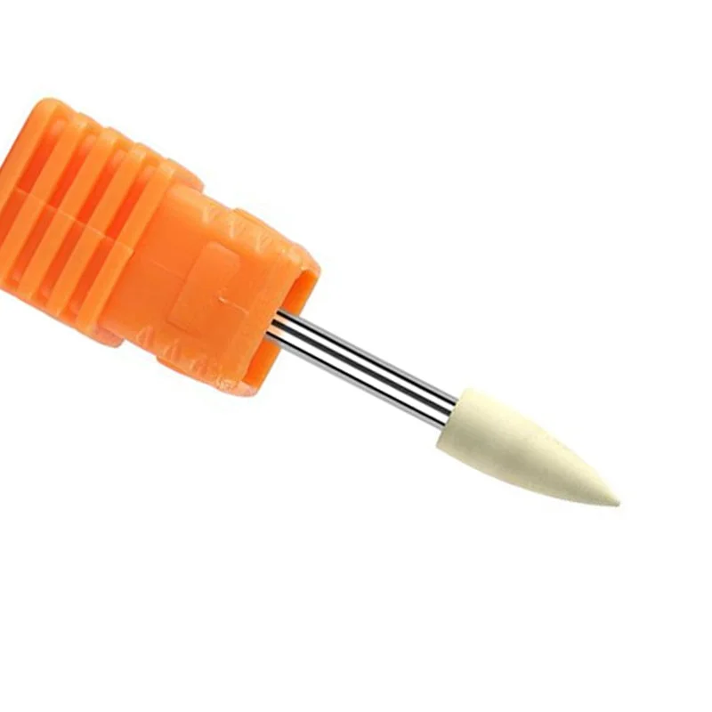 1Pcs Rubber Silicone Nail Drill Milling Cutter Drill Bits Files Burr Buffer for Electric Machine Nail Art Grinder Cuticle Tools-Nail Inspo