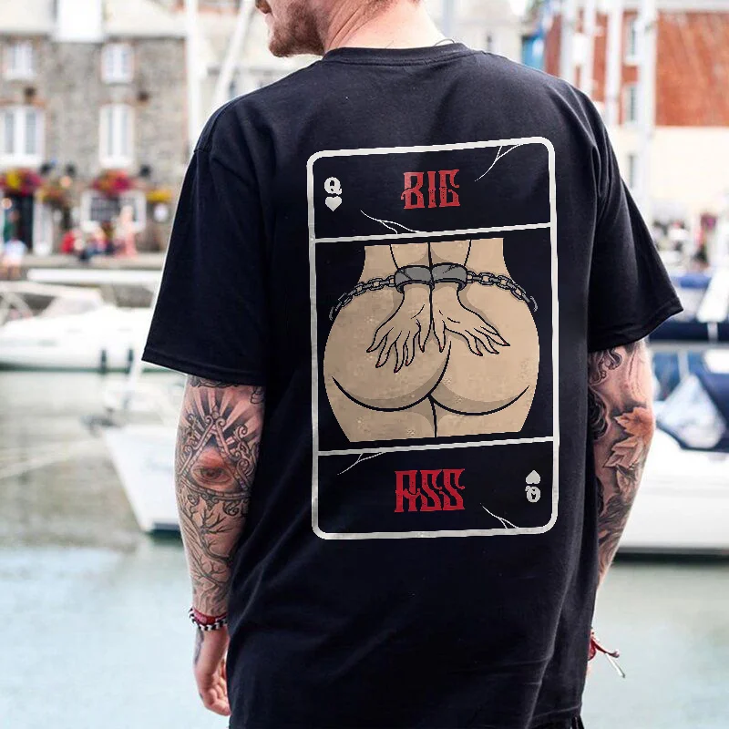 Bie Ass Printed Men's T-shirt -  