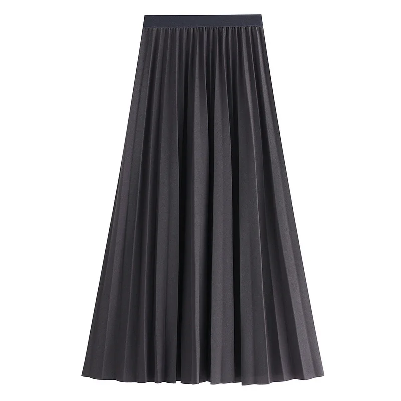 Nigikala Nigikala And Winter New Women Korean Version Of The Long-Term Retro Fashion Half-Dressed Skirt 8837