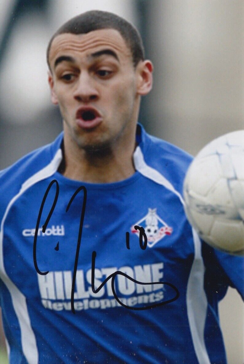 CRAIG DAVIES HAND SIGNED 6X4 Photo Poster painting OLDHAM ATHLETIC FOOTBALL AUTOGRAPH 1