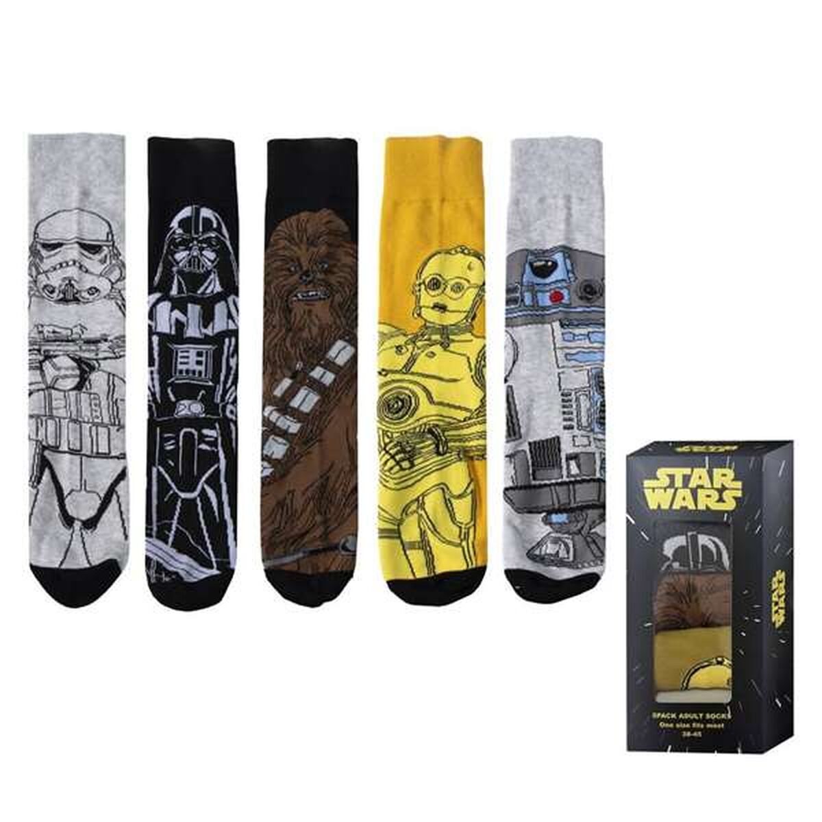 Socks Star Wars Multicolour 38-45