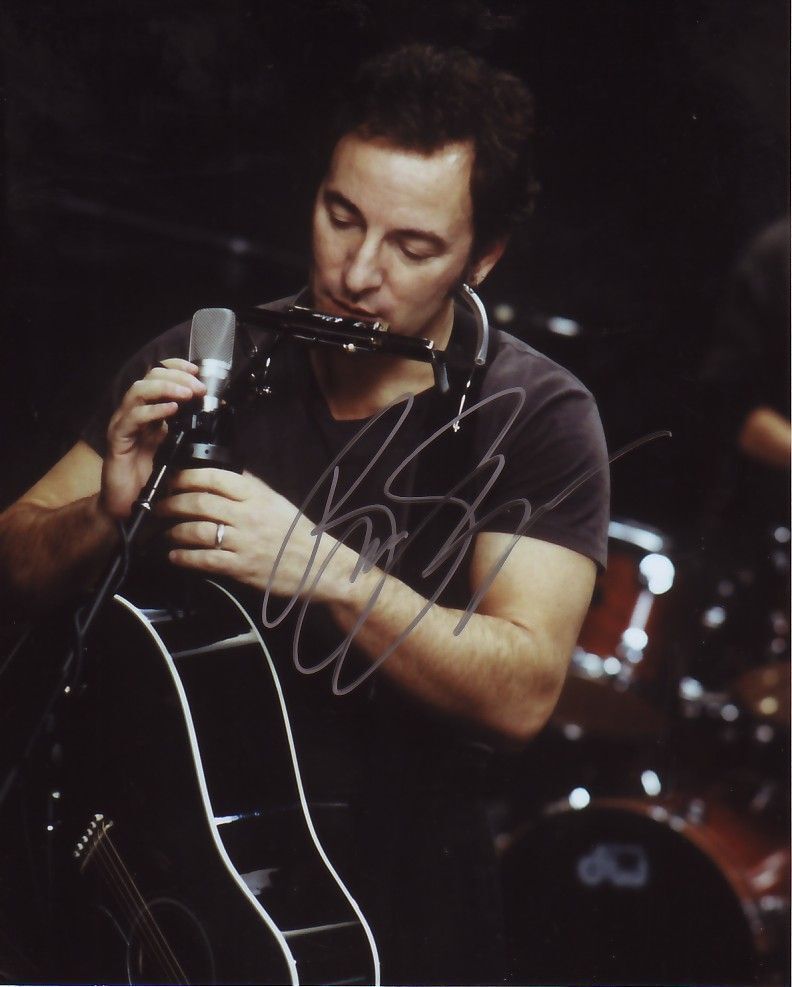 BRUCE SPRINGSTEEN AUTOGRAPH SIGNED PP Photo Poster painting POSTER