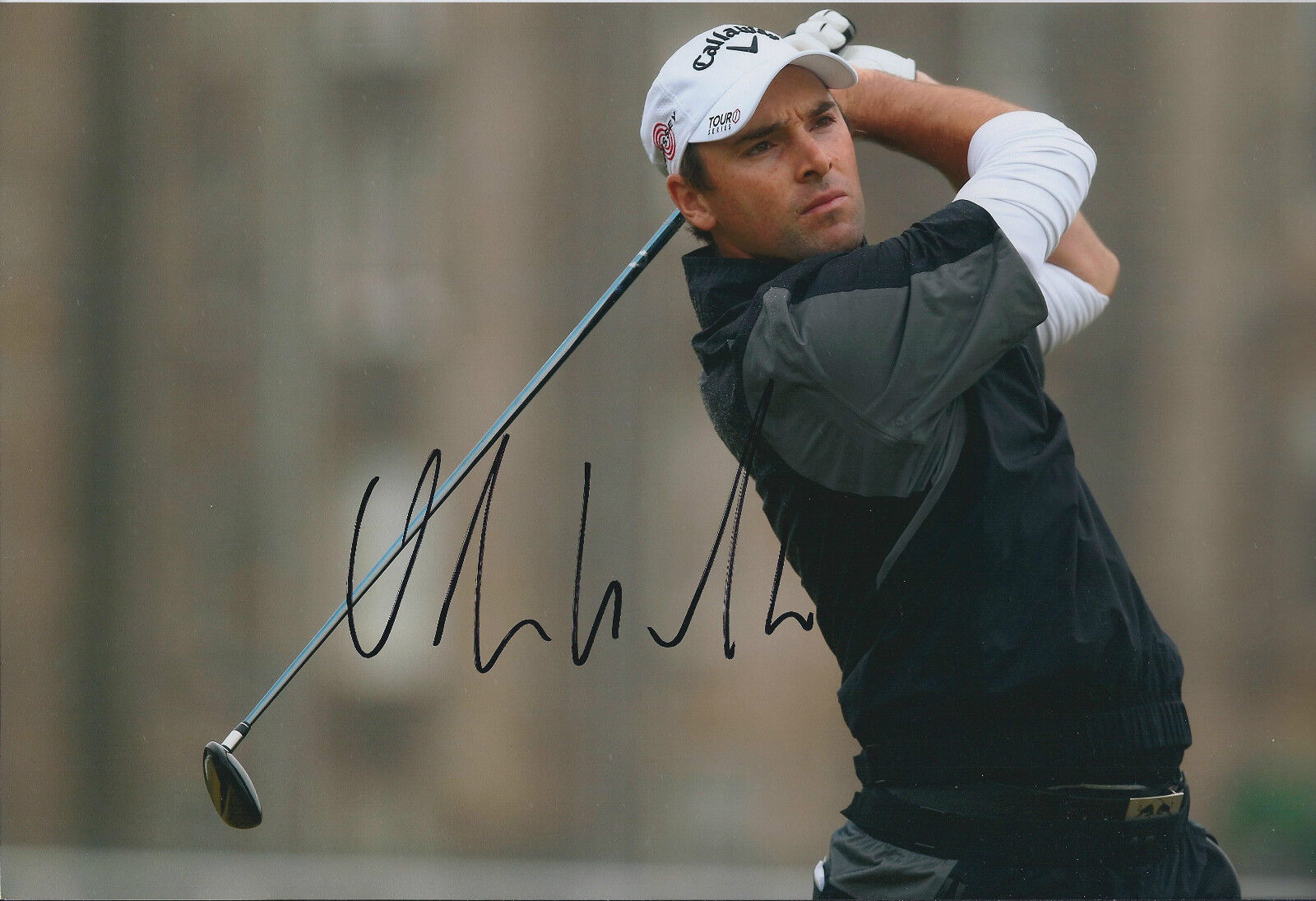 Oliver WILSON SIGNED AUTOGRAPH Golf 12x8 Photo Poster painting AFTAL COA MANSFIELD England