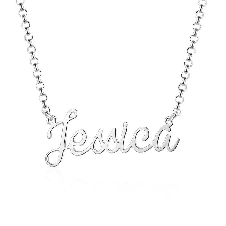Custom Name Necklace Gold Personalized Name Chain Great Gift For Girls