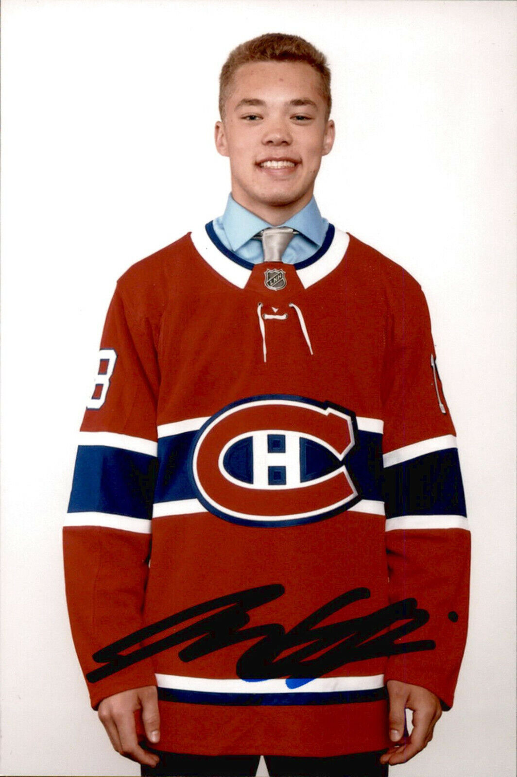 Jordan Harris SIGNED 4x6 Photo Poster painting MONTREAL CANADIENS #4