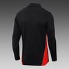 Joyfball 2024/2025 AC Milan Half-Pull Training Suit Black Jersey 1:1 Thai Quality Set