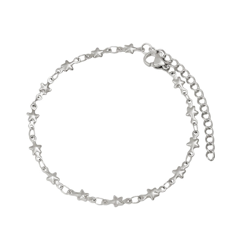 Minimalist Geometric Star 304 Stainless Steel Bracelets Necklace