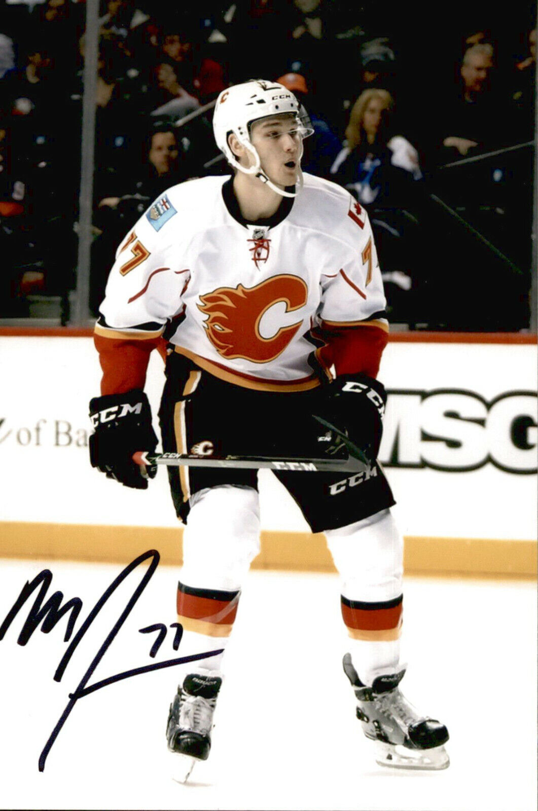 Mark Jankowski SIGNED autographed 4x6 Photo Poster painting CALGARY FLAMES #7