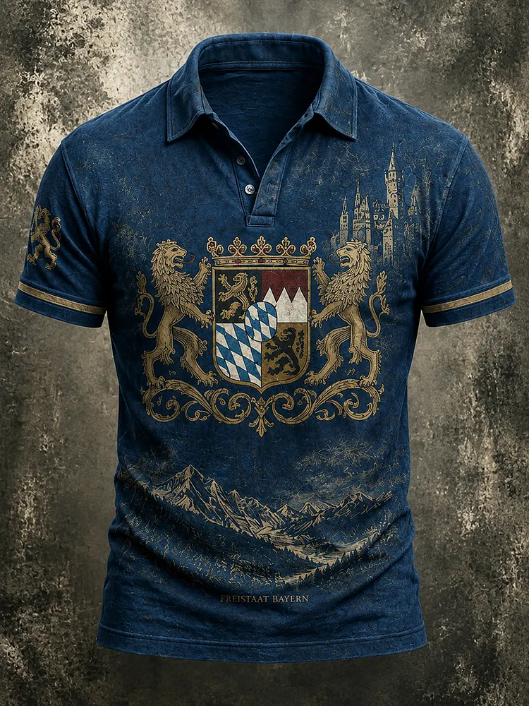 Herren-T-Shirt mit Bayern-M&uuml;nchen-Print