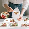 6PCS DIY Diamond Art Greeting Cards Christmas Angel Congratulations Cards & Gift