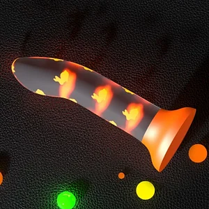 Night Glow Transparent G Spot Simulation Dildo