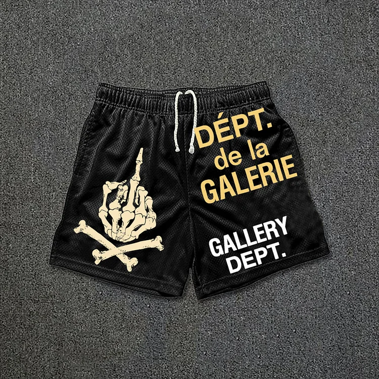 Men's Street Gallery Dept Retouche Print Drawstring Shorts