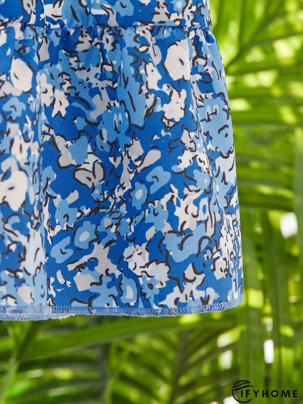 Floral V neck Casual Half sleeve Dress | IFYHOME