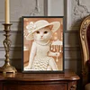 Diamond Painting-DIY Special Shaped Drill Pearl Painting Cat Lady(30x40cm)
