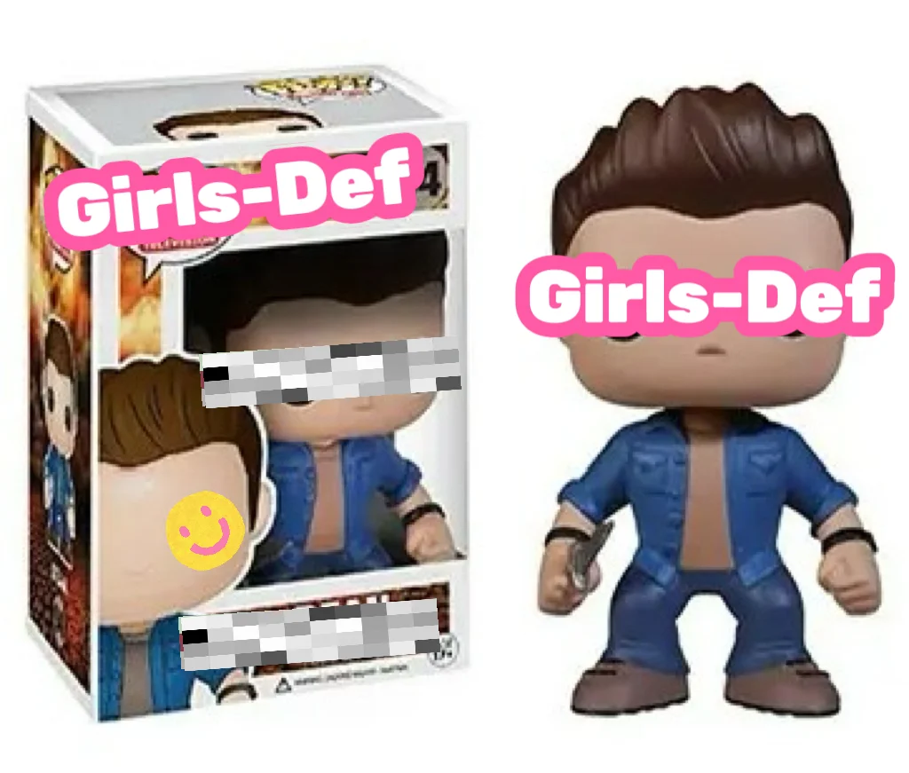 SUP3RNATURAL theme self defense keychain with Dean, Sam and Castel