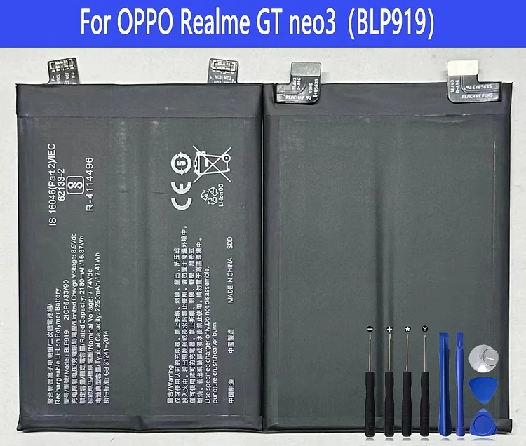 BLP919 BATTERY FOR OPPO Realme GT neo3/ GT Neo 3  Repair Part Original Phone Batteries Bateria