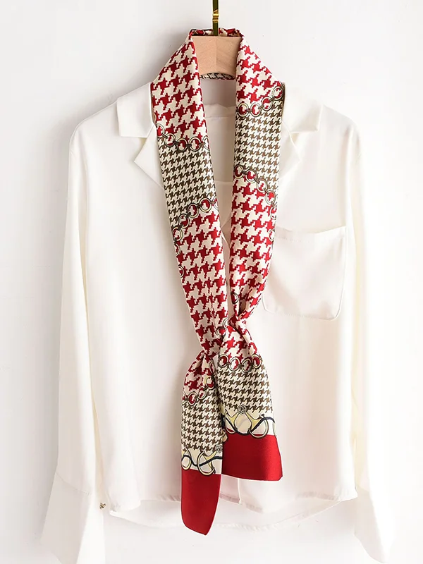 Houndstooth Printed Sun Protection Shawl&Scarf