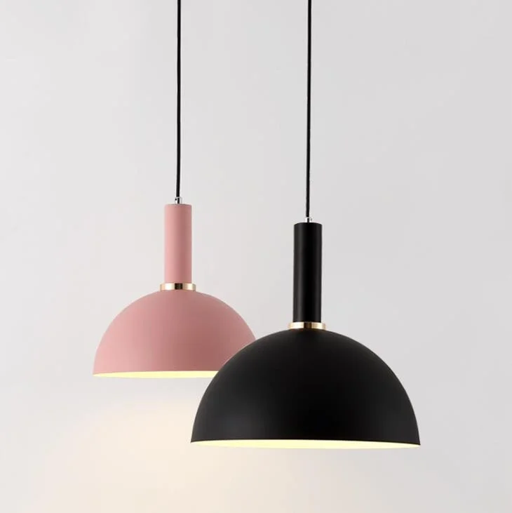 Nordic Macarons pendant lights Modern bedroom bedside dining room Pendant lamp Bar/cafe individual creative lighting fixtures