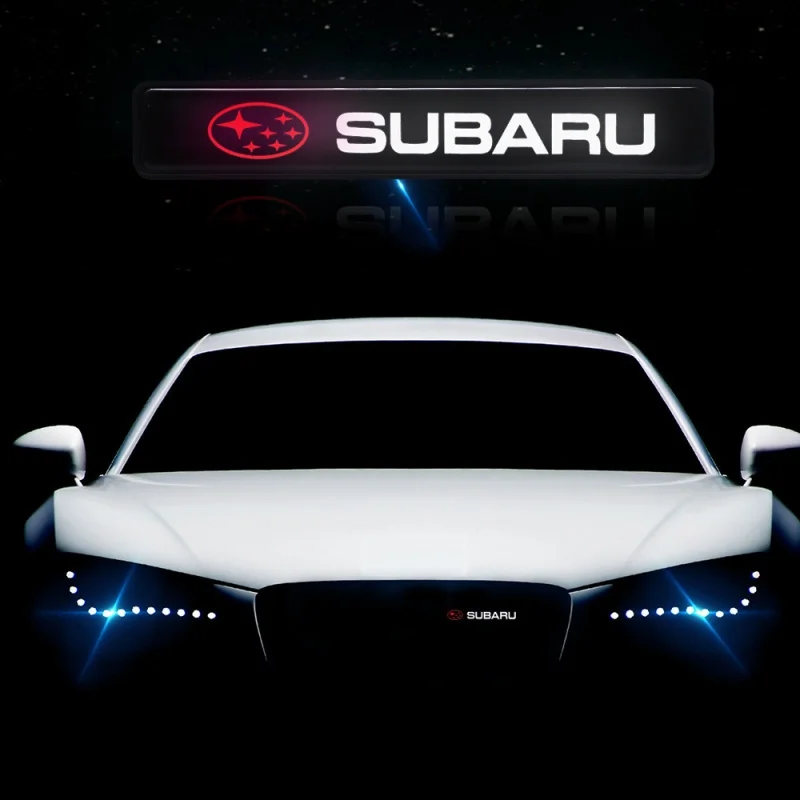 Car Center Grid illuminated Car Logo Light