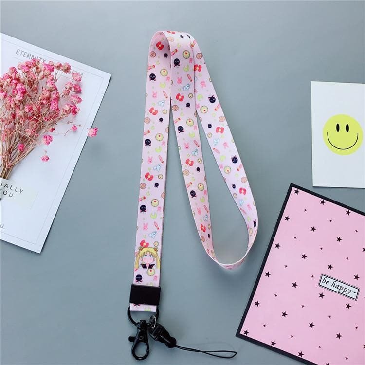 Pink/White Sailor Moon Phone Pendant SP1812073