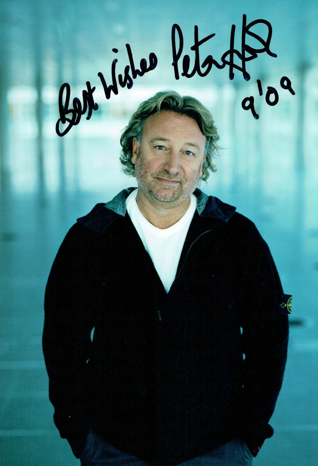 Peter HOOK SIGNED Autograph Photo Poster painting AFTAL COA RARE New Order Joy Division Singer