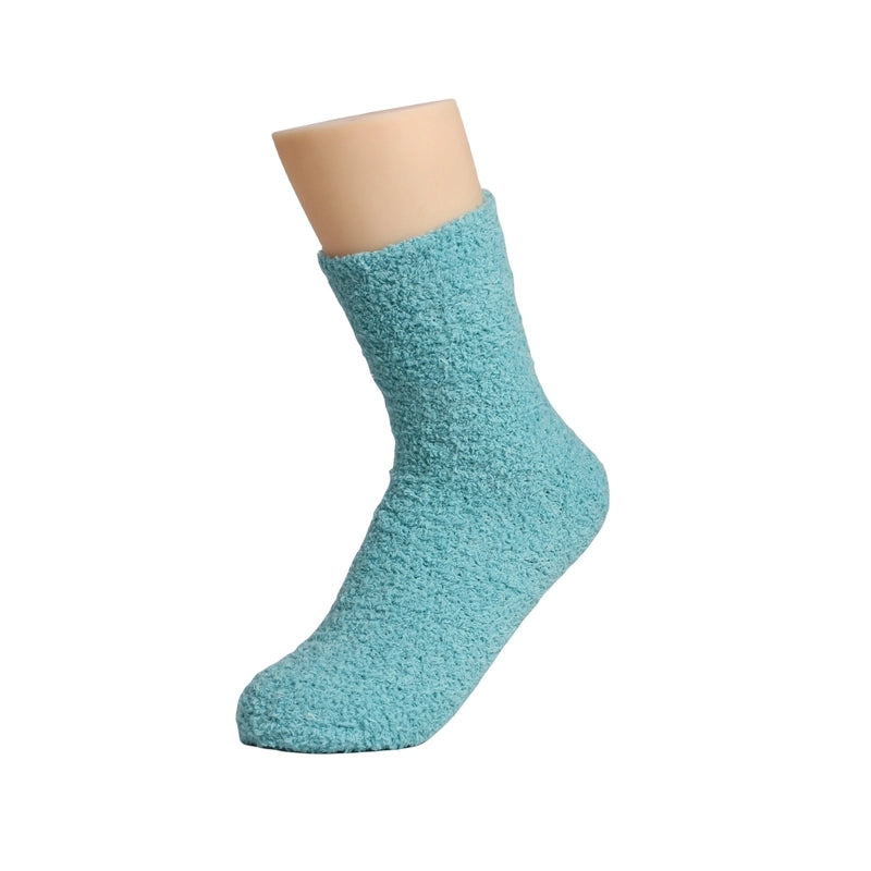 Coral Velvet Socks Women’s Hot Carpet Velvet Socks Winter Solid Color Thickened Floor Sleeping Plush Socks