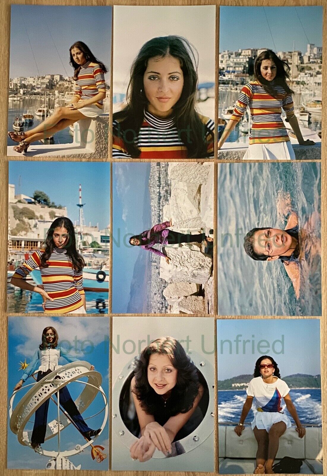 9x Vicky Leandros Photo Poster painting 20 x 30 cm A4 Poster Format without Autograph (Plakat-45