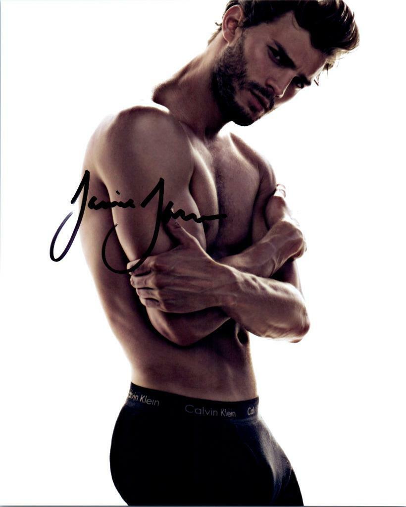 Jamie Dornan autographed 8x10 Photo Poster painting Really nice signed Photo Poster painting and COA