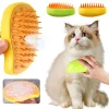 Brosse à poils d'animaux électrique Steamy 3 en 1