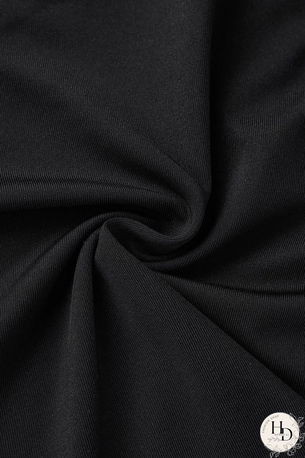 Black Sexy Patchwork Tassel Contrast Oblique Collar Sleeveless Two Pieces