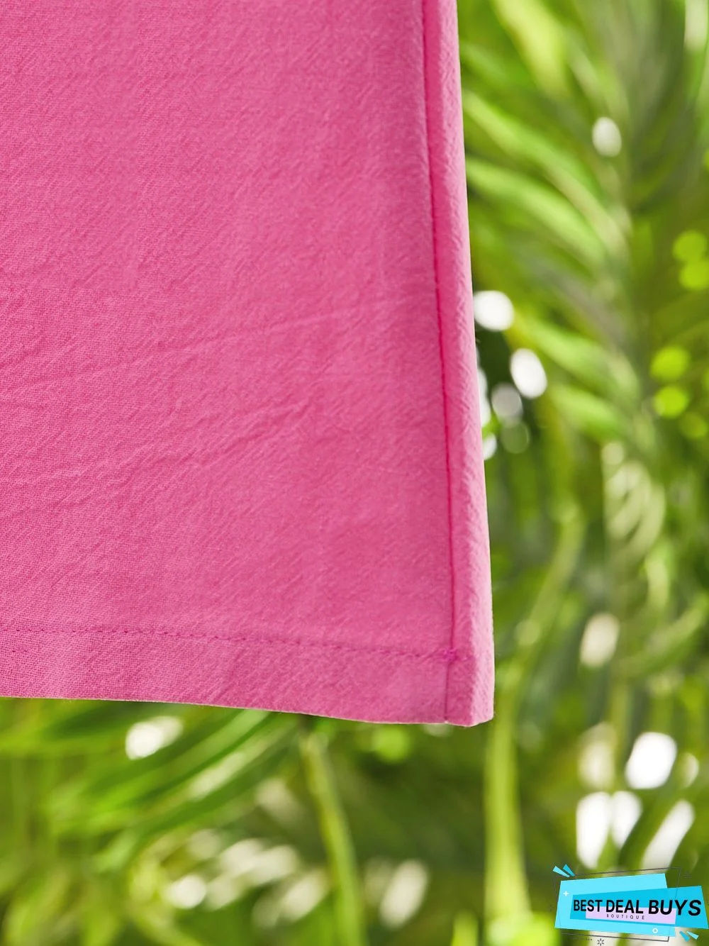 Casual Floral V Neck Loosen Short Sleeve Top