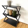 3 Tier Camping Storage Rack Heavy Duty Camping Shelf Rack for Outdoor Activities