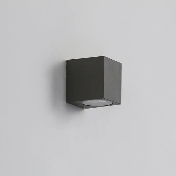 Orr Outdoor Wall Lamp, 2 Styles, Aluminium & Glass