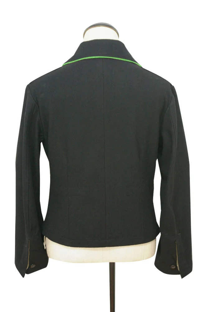   Polizei German Amored Unit Panzer Black Wool Wrap/Jacket German-Uniform
