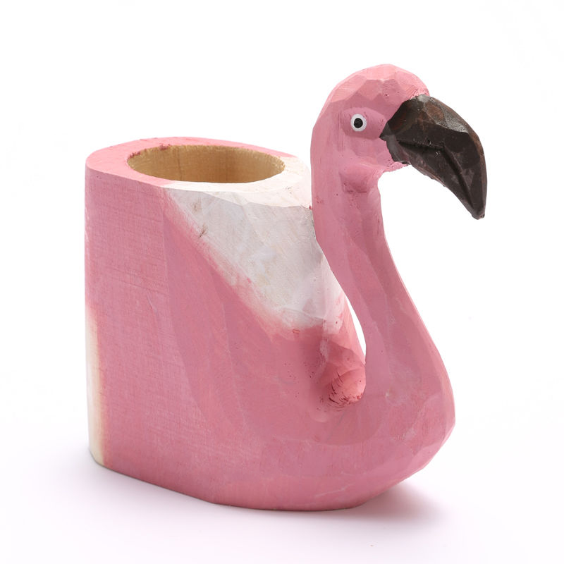 Paper Towel Holder Pink Flamingo