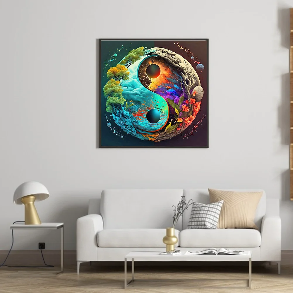 Diamond Painting - Full Round Drill - Diagram of the Universe(30*30cm)