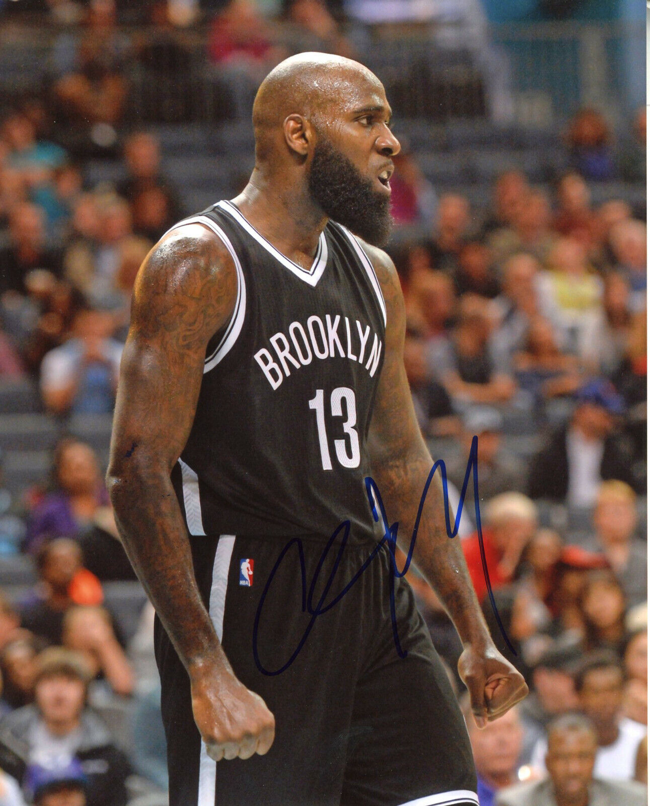 Quincy Acy Autographed 8x10Toronto Brooklyn Nets#S1207