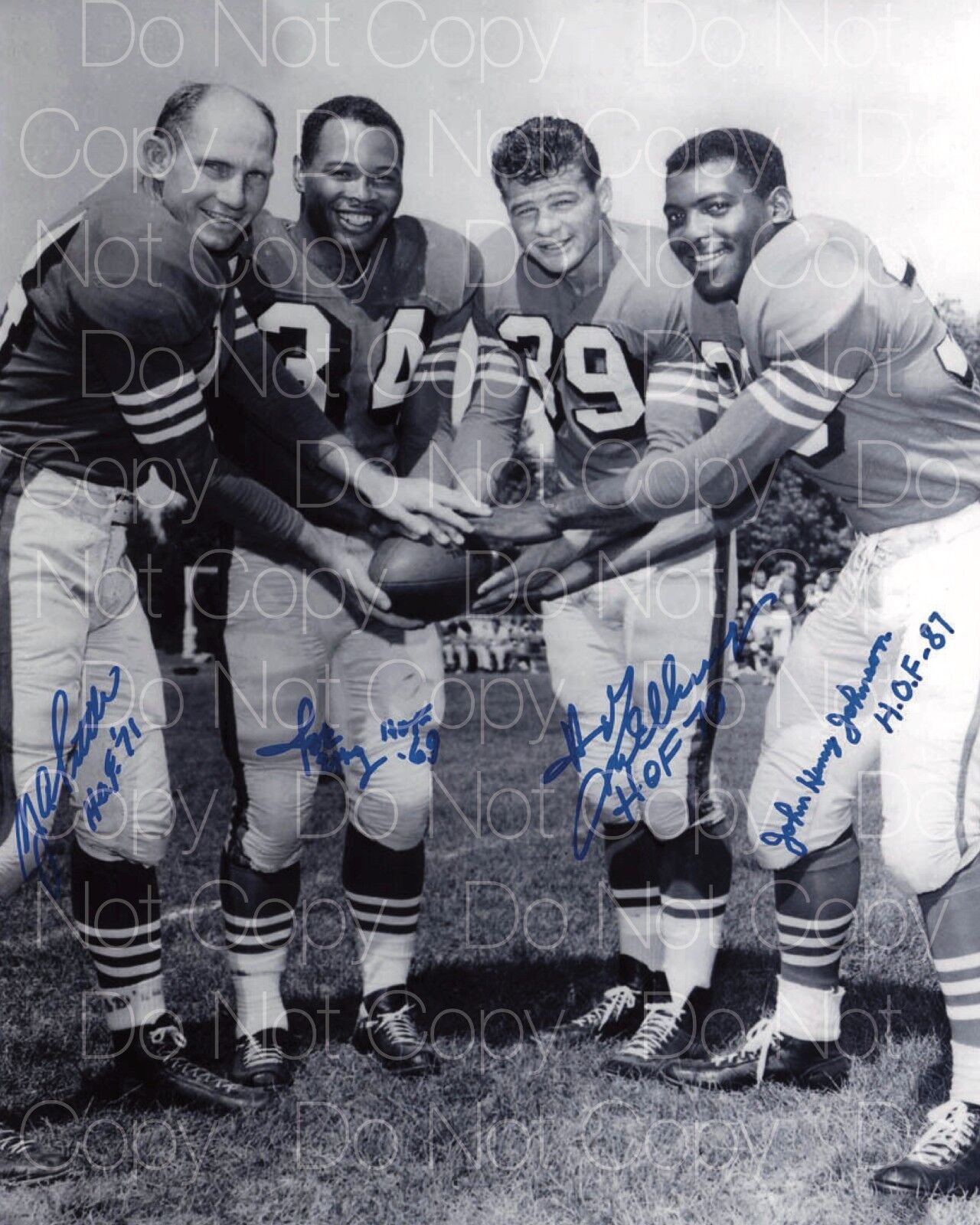 Million Dollar Backfield 49ers signed 8X10 Photo Poster painting picture poster autograph RP