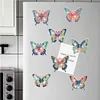 8Pcs Diamond Painting Butterfly Magnets Refrigerator for Adults Kids