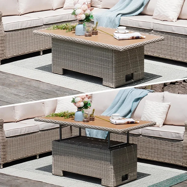 GRAND PATIO Outdoor Indoor Coffee Dining Table All-Weather