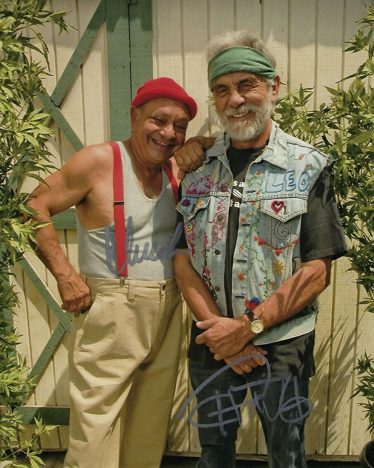 GFA Up in Smoke Movie * CHEECH AND CHONG * Signed 8x10 Photo Poster painting PROOF C4 COA